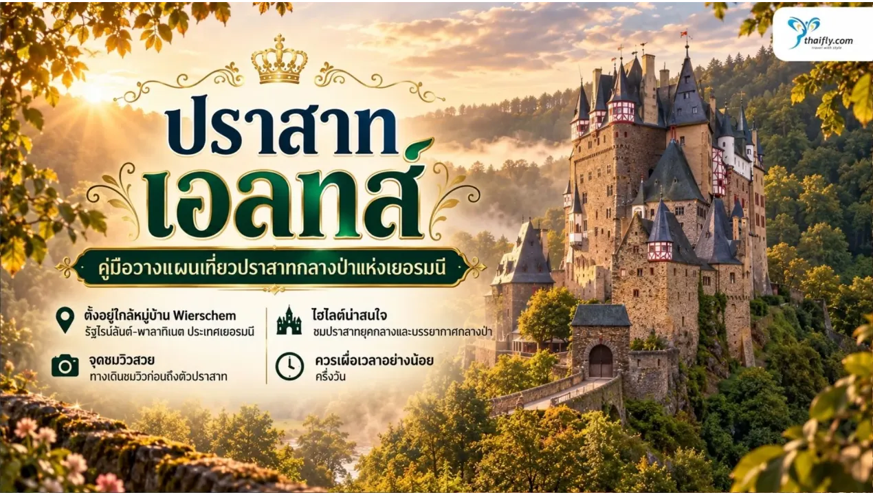 ปราสาทเอลทส์ เยอรมนี ปราสาทกลางป่าที่เหมือนหลุดจากนิทานยุคกลาง