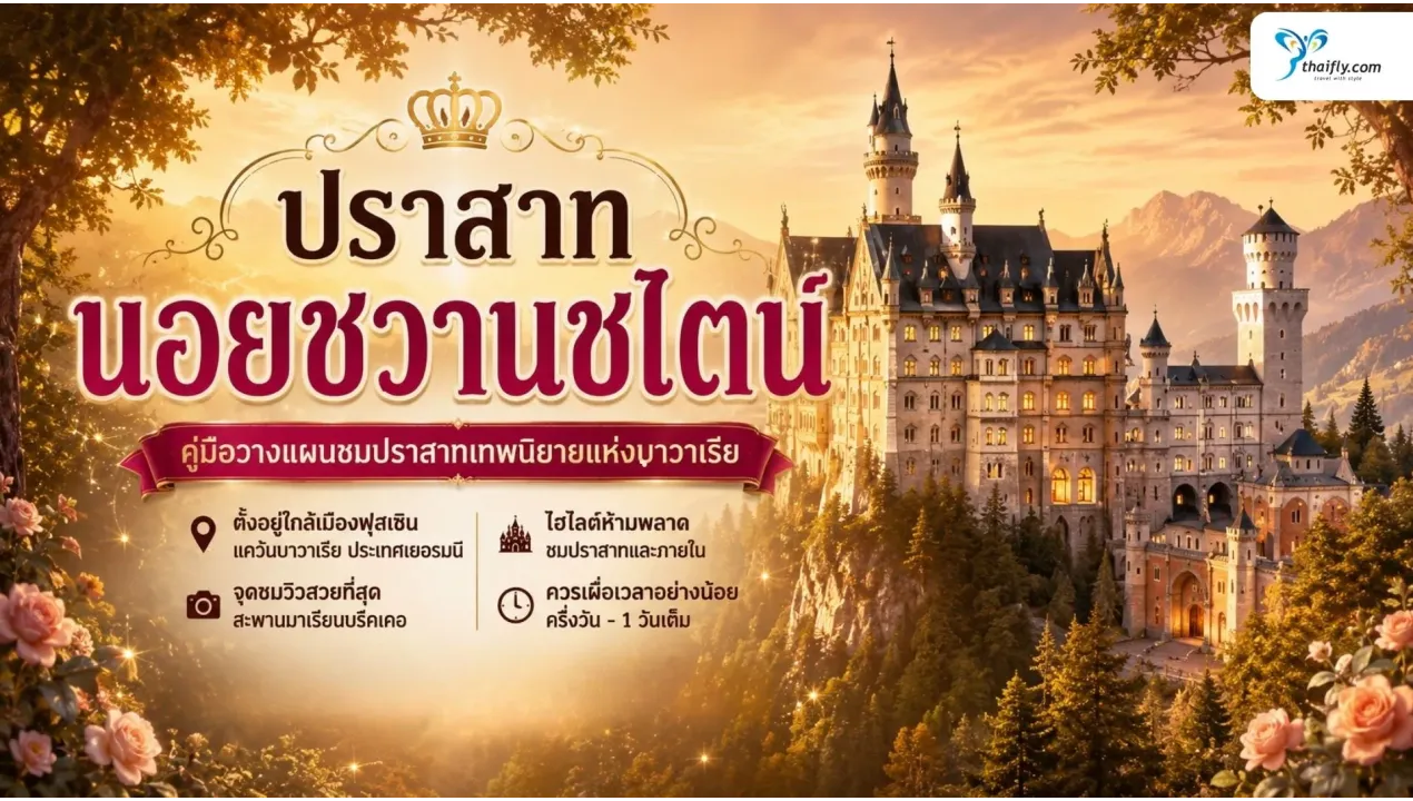ปราสาทนอยชวานชไตน์ คู่มือวางแผนชมปราสาทเทพนิยายแห่งบาวาเรีย