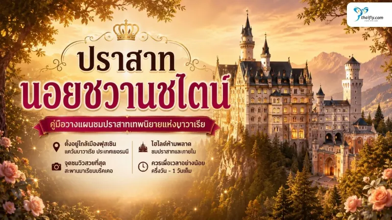 ปราสาทนอยชวานชไตน์ คู่มือวางแผนชมปราสาทเทพนิยายแห่งบาวาเรีย