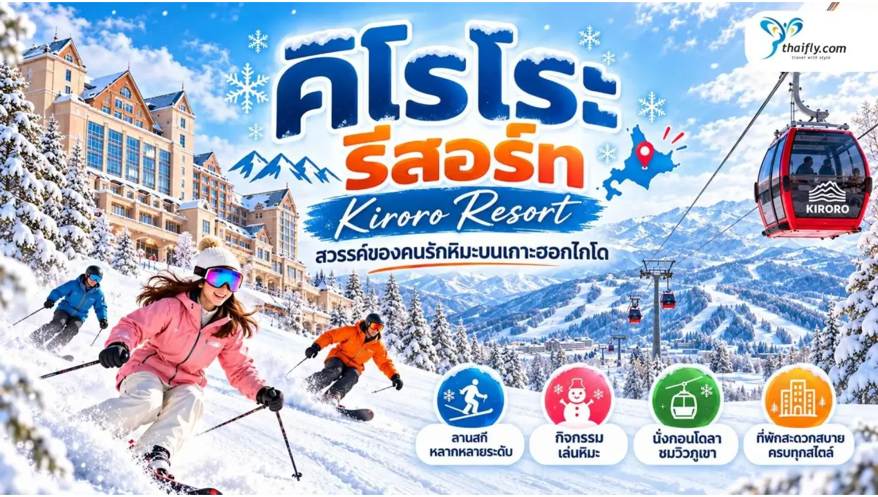 คิโรโระ รีสอร์ท ฮอกไกโด สนุกกับหิมะและสกี มีอะไรน่าสนใจ?