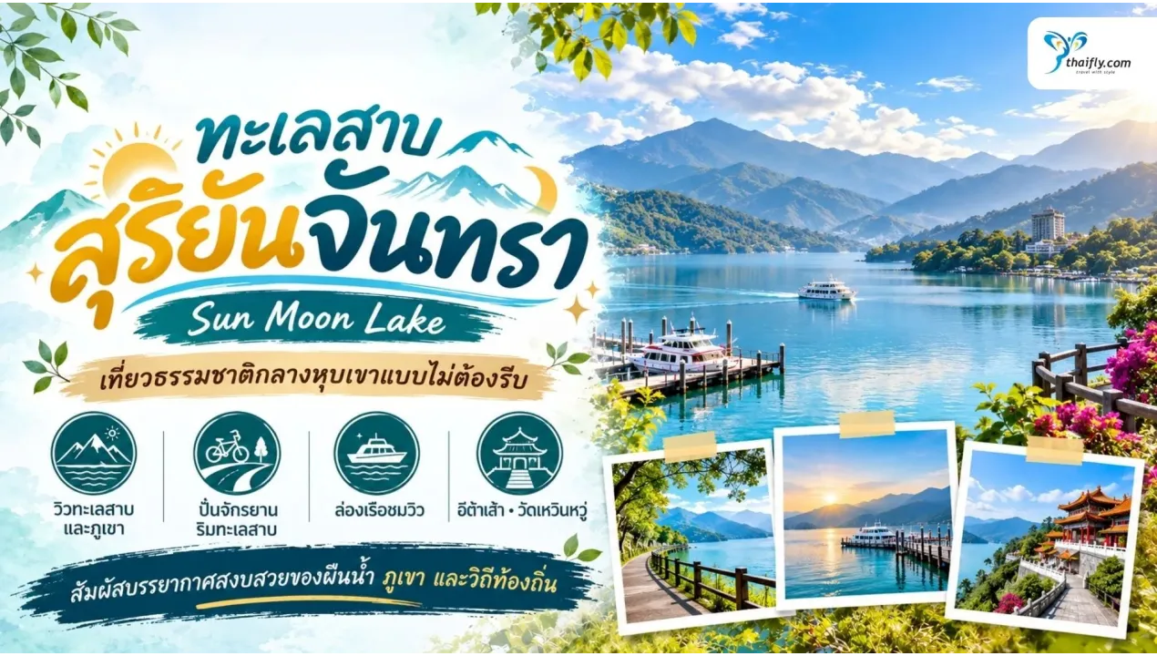 ทะเลสาบสุริยันจันทรา เที่ยวธรรมชาติกลางหุบเขาแบบไม่ต้องรีบ