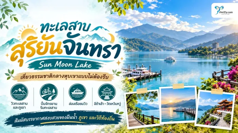 ทะเลสาบสุริยันจันทรา เที่ยวธรรมชาติกลางหุบเขาแบบไม่ต้องรีบ