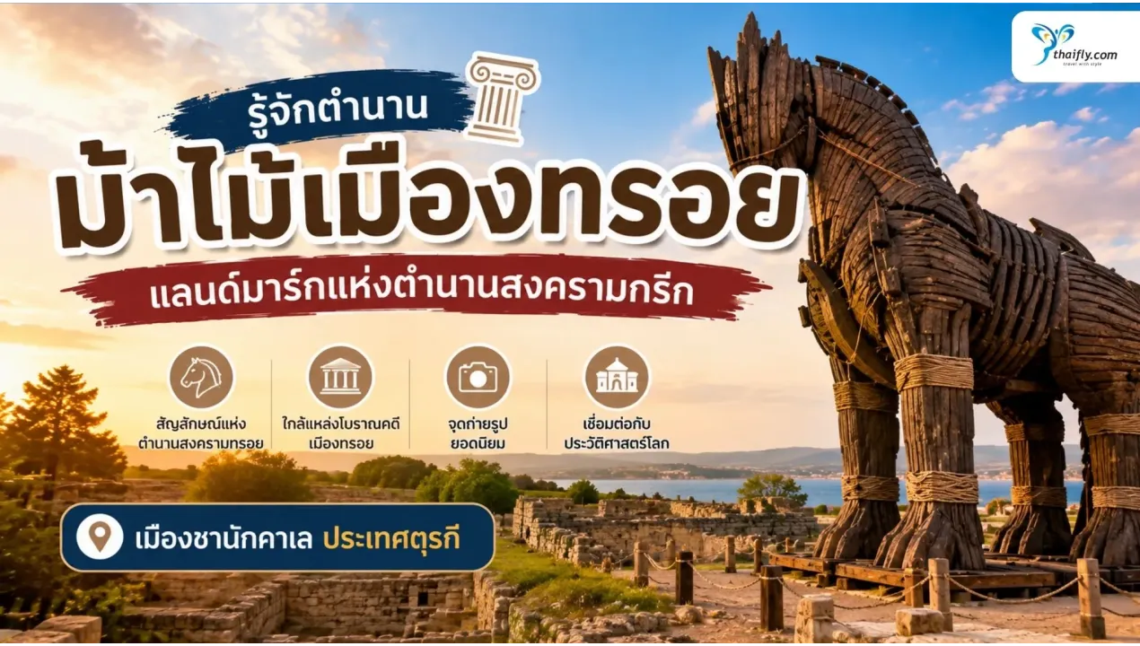 ม้าไม้เมืองทรอย สัญลักษณ์แห่งตำนานสงครามที่โด่งดังที่สุดในโลก