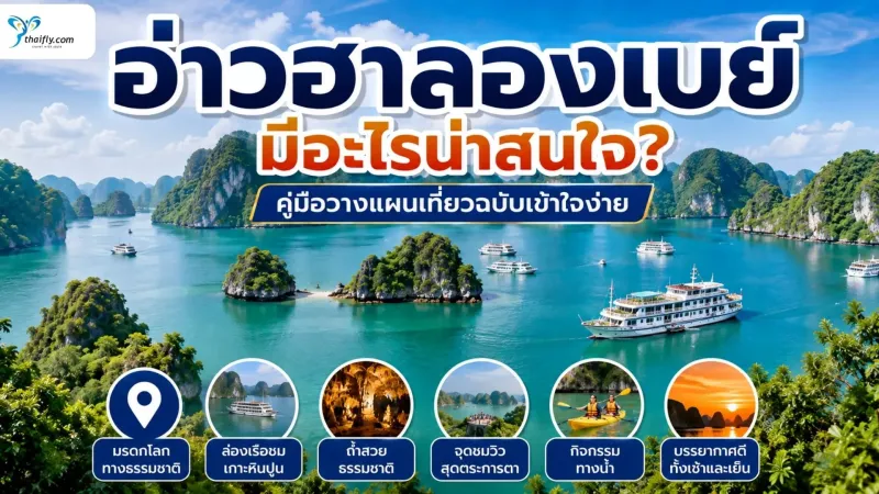 อ่าวฮาลองเบย์ มีอะไรน่าสนใจ? รู้จักมรดกโลกกลางทะเลก่อนเดินทาง