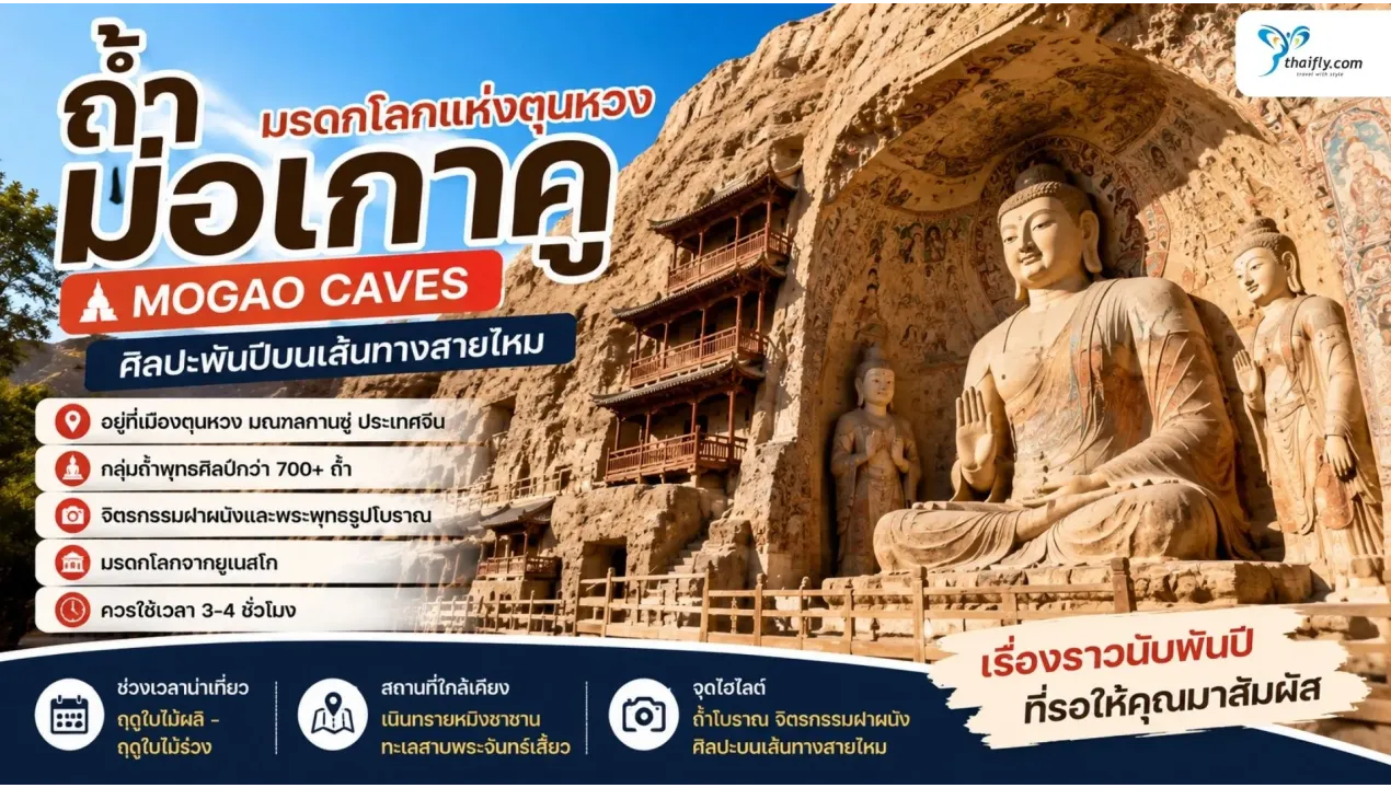 ถ้ำม่อเกาคู อยู่ที่ไหน? ทำความรู้จักมรดกโลกแห่งเมืองตุนหวง