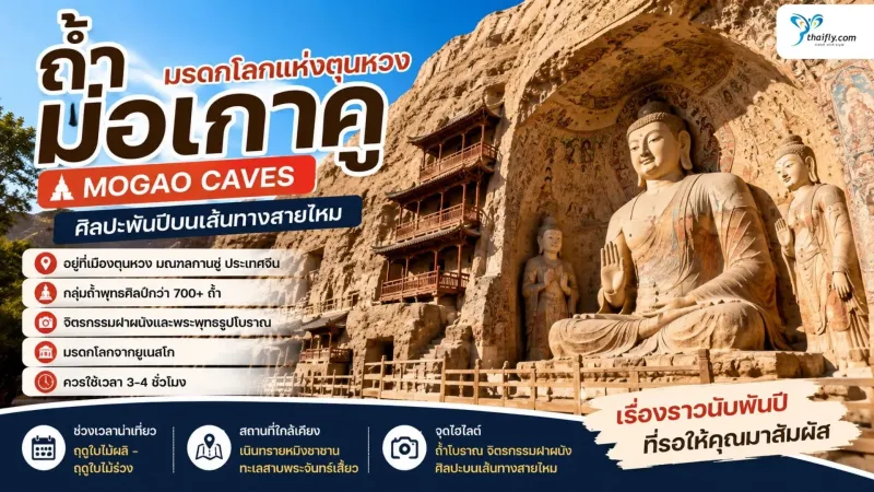ถ้ำม่อเกาคู อยู่ที่ไหน? ทำความรู้จักมรดกโลกแห่งเมืองตุนหวง