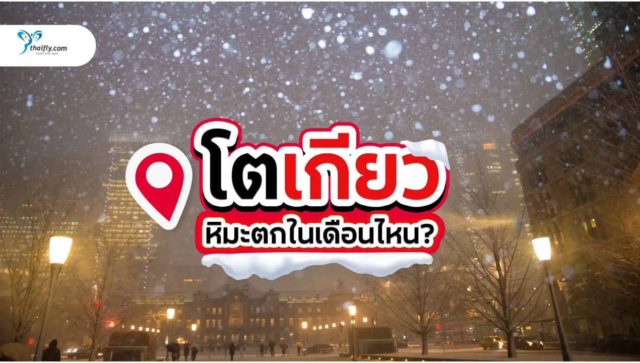 โตเกียวมีหิมะตกในเดือนไหน? ไขข้อสงสัย พร้อมพิกัดเที่ยวชมบรรยากาศหิมะในเมืองหลวงญี่ปุ่น