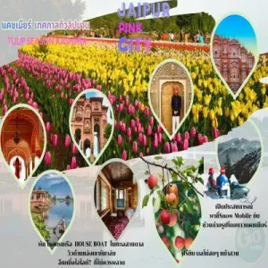 ทัวร์อินเดีย เดลี ชัยปุระ แคชเมียร์ ศรีนาคา เทศกาลทิวลิป 6วัน 5คืน บิน AI