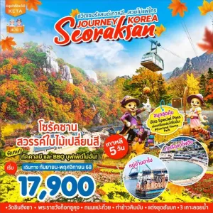 ทัวร์เกาหลี โซล อุทยานแห่งชาติซอรัค สวนสนุกเอเวอร์แลนด์ [OCT-NOV] 5วัน 3คืน บิน BX