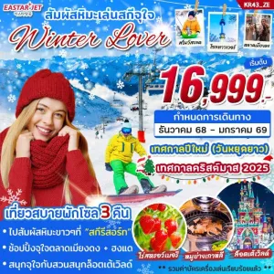 ทัวร์เกาหลี โซล เกาะนามิ สกีรีสอร์ท 5วัน 3คืน บิน ZE