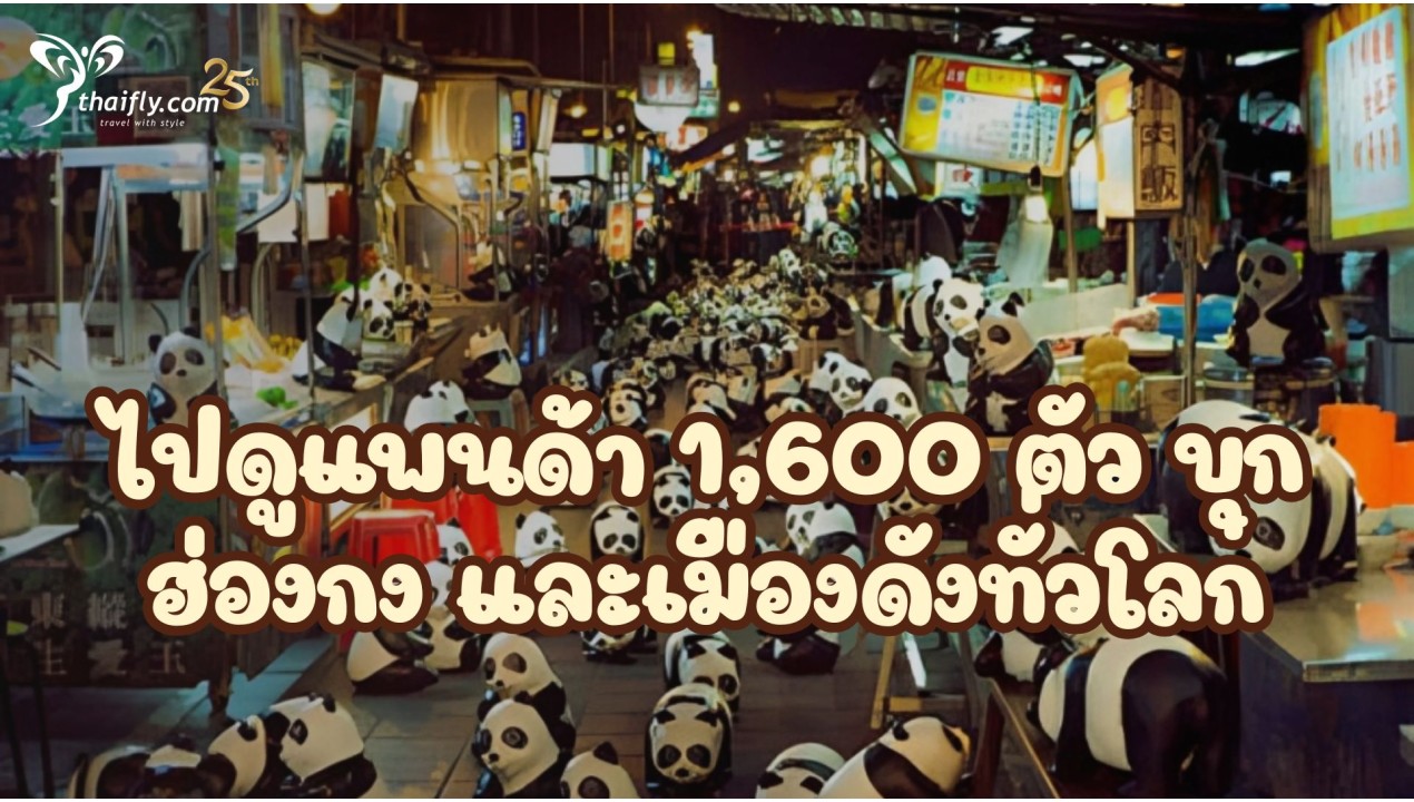 ไปดูแพนด้า 1,600 ตัว บุก ฮ่องกง และเมืองดังทั่วโลก