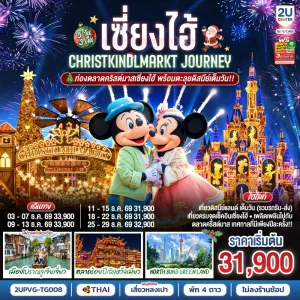 ทัวร์จีน เซี่ยงไฮ้ ตลาดคริสต์มาส ดิสนีย์แลนด์ เมืองโบราณจูเจียเจี่ยว อาคารพันต้นไม้ 5วัน 3คืน บิน TG