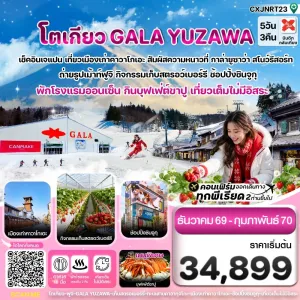 ทัวร์ญี่ปุ่น โตเกียว ฟูจิ กาล่ายูซาว่า เก็บสตรอเบอร์รี่ 5วัน 3คืน บิน XJ