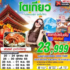 ทัวร์ญี่ปุ่น โตเกียว นาริตะ ทุ่งดอกโคเชีย 5วัน 3คืน บิน XJ