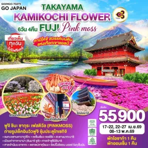 ทัวร์ญี่ปุ่น โอซาก้า นาโกย่า เกียวโต ทาคายาม่า 6วัน 4คืน บิน TG