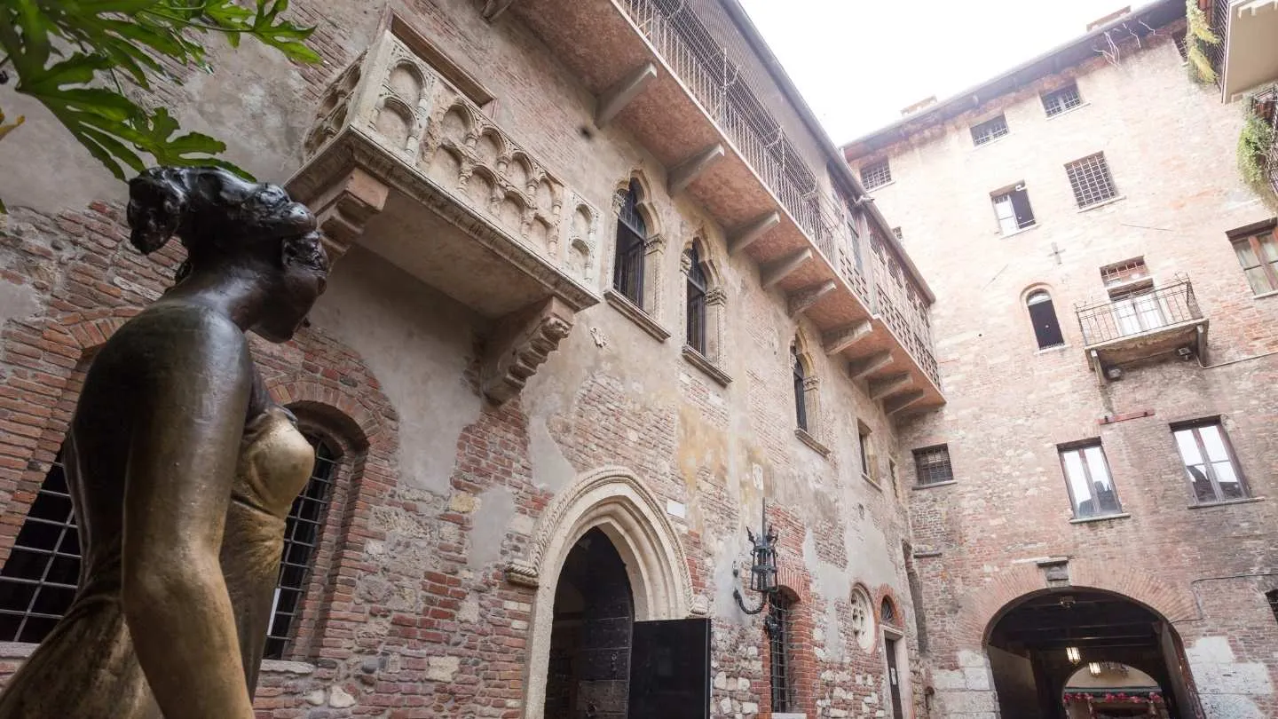 บ้านของจูเลียต เวโรนาจากเรื่อง Romeo and Juliet