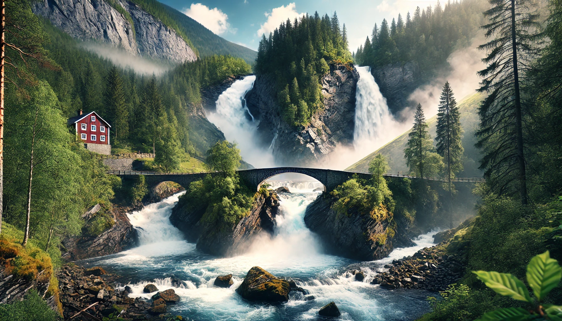 น้ำตกเลทฟอสเซ่น (Latefossen)