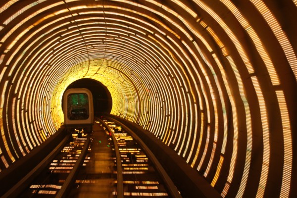 The Bund sightseeing tunnel