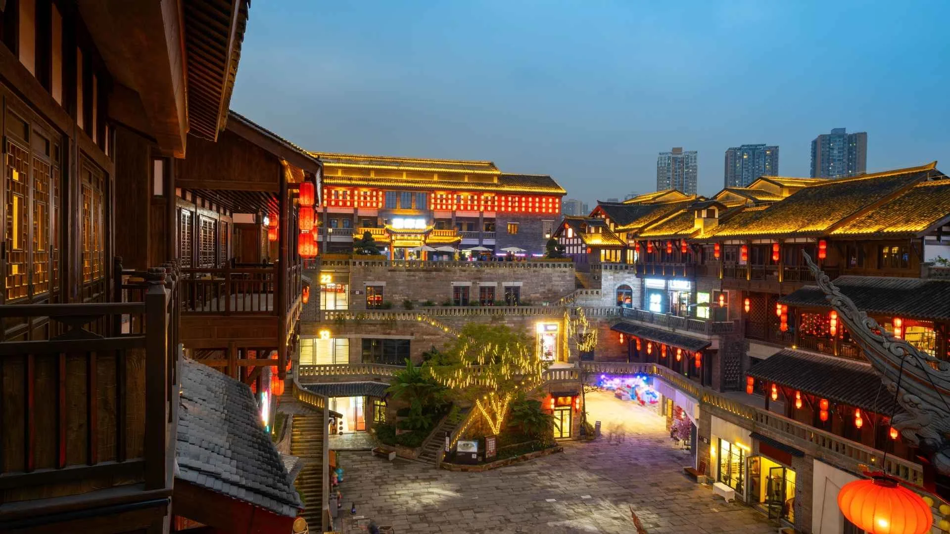 เมืองโบราณฉือชี่โข่ว (Ciqikou Ancient Town)