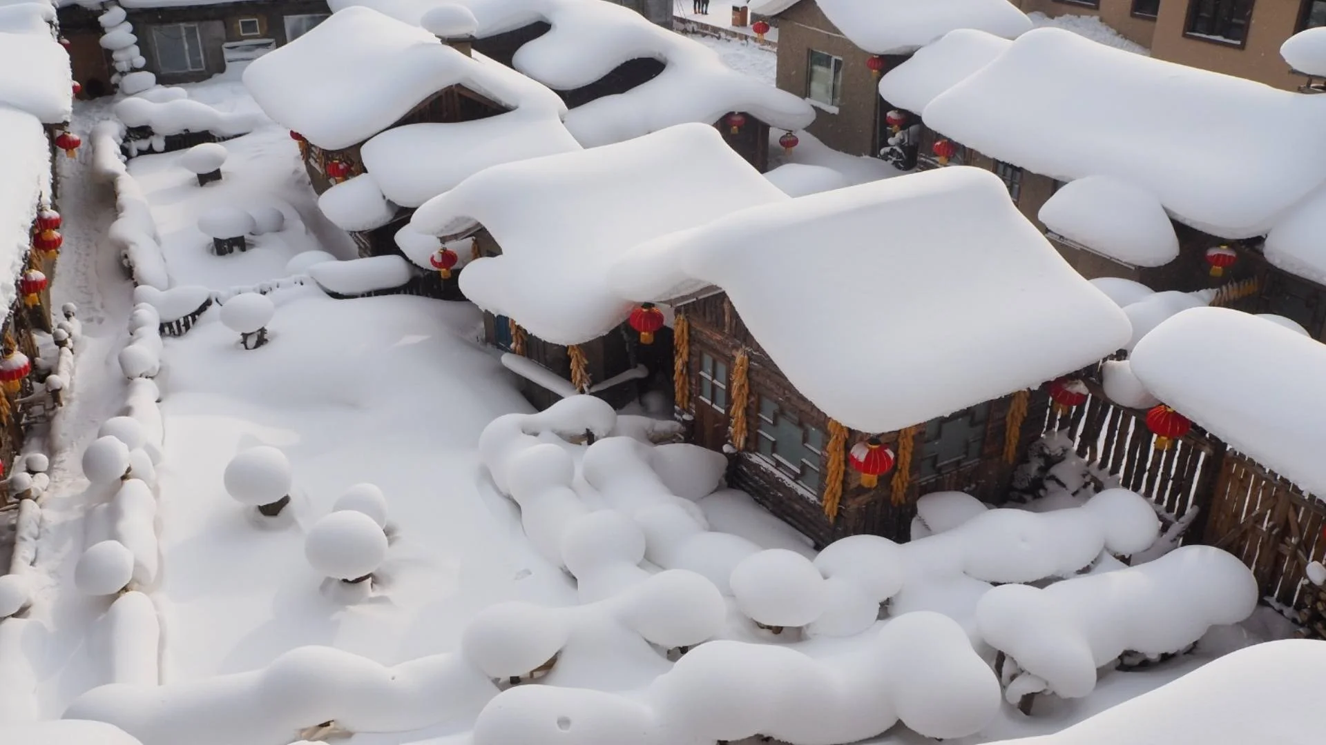 หมู่บ้านหิมะ China Snow Town ฮาร์บิน