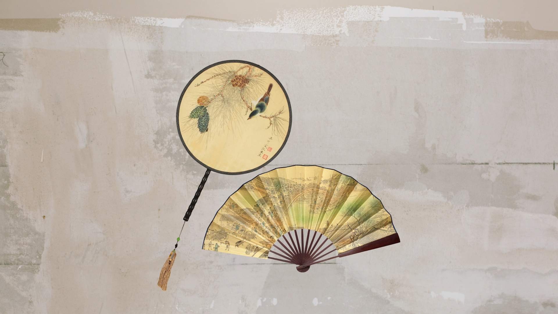 พัดจีนโบราณ (Chinese Hand Fan)