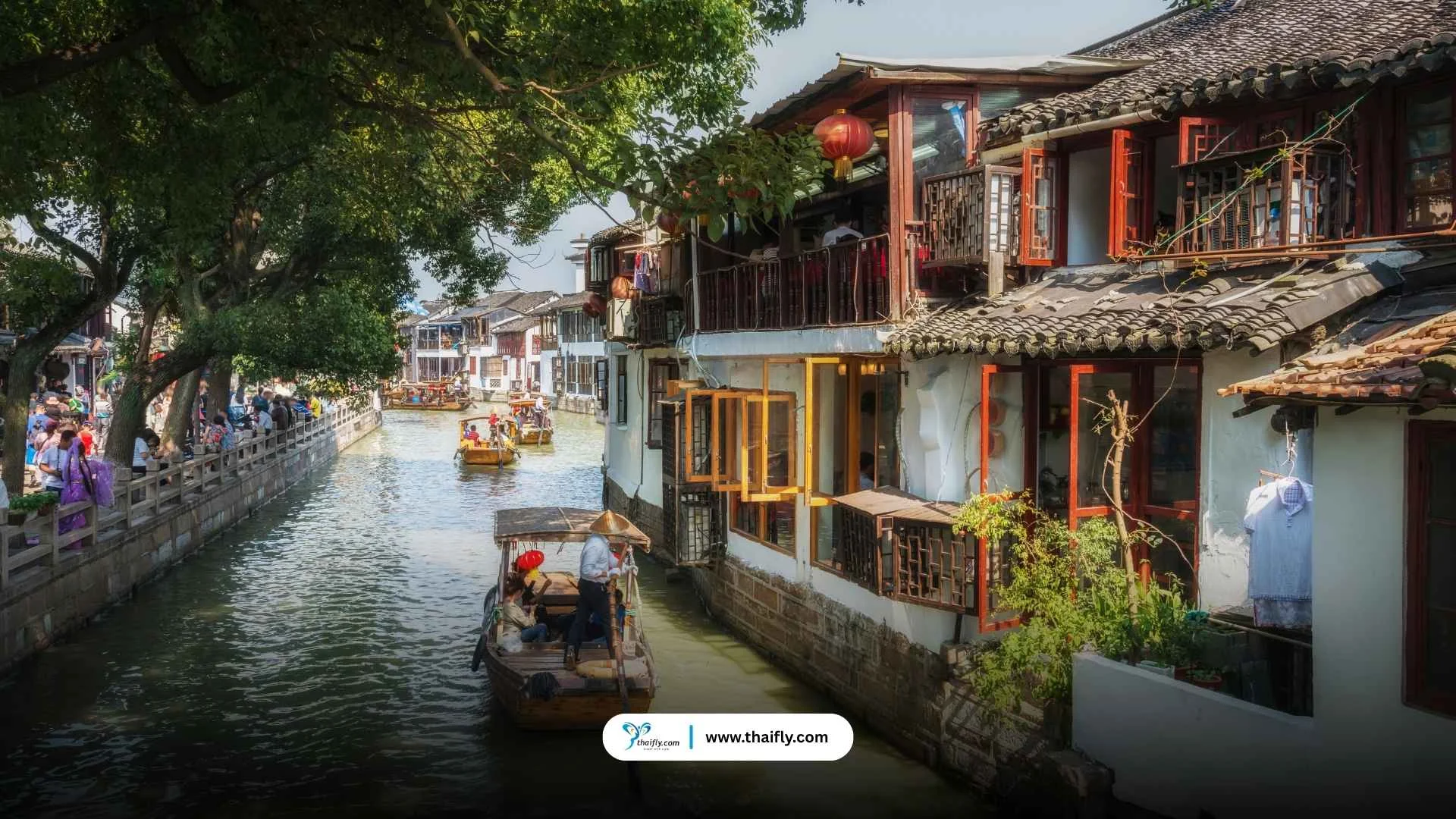 เมืองโบราณจูเจียเจี่ยว (Zhujiajiao) เที่ยวเมืองเก่าสุดคลาสสิกแห่งเซี่ยงไฮ้