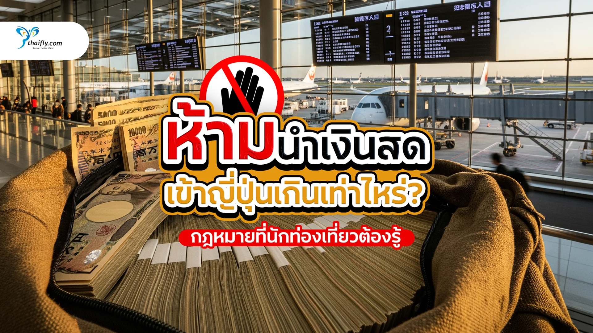 ห้ามนำเงินสดไปญี่ปุ่นเกินเท่าไหร่? กฎหมายใหม่ที่นักท่องเที่ยวต้องรู้ (อัปเดต 2025)